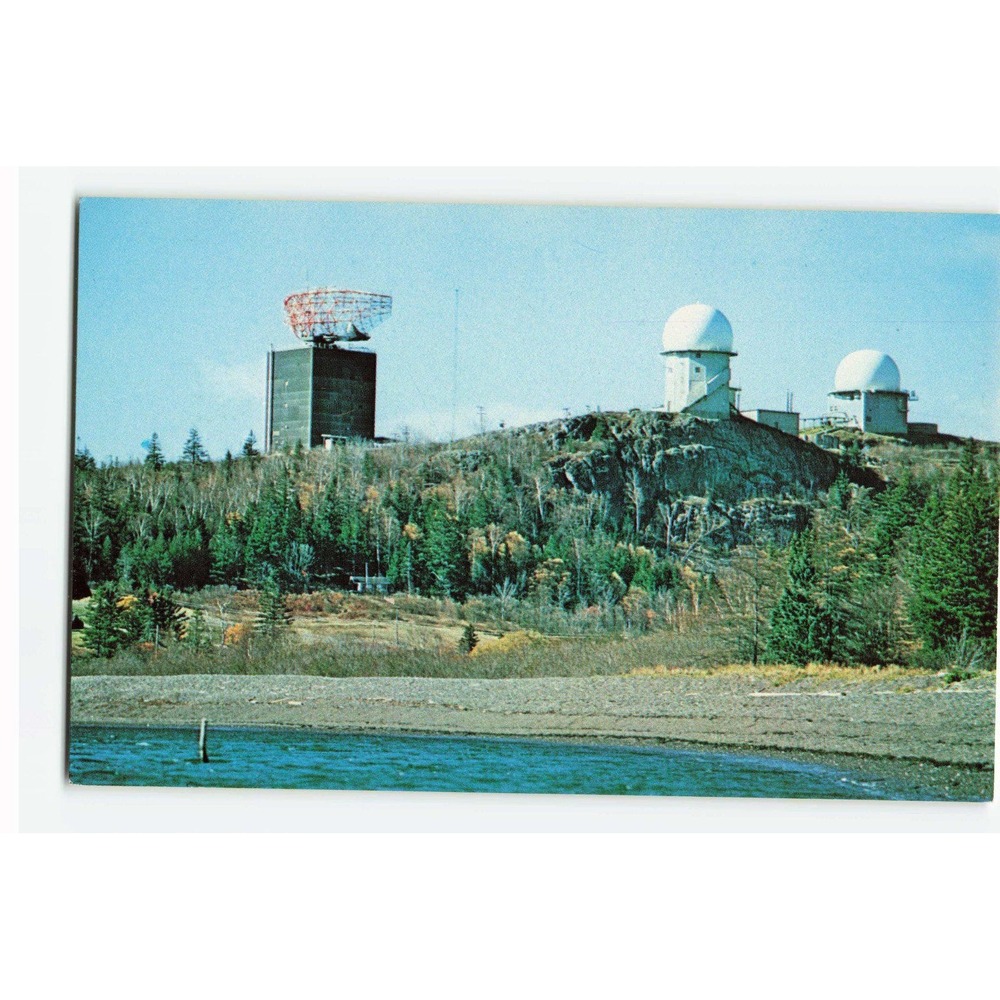 Vintage Postcard 907 Radar Squadron Bucks Harbor Maine Jasper Beach Military VG+
